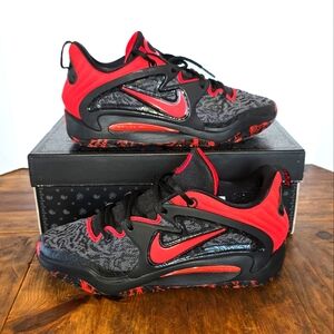 Nike KD15 Bred Black University Red Shoes
